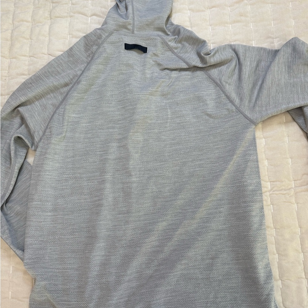 Fabletics Men's Gray Zip-Up Sweater - Picture 3 of 5